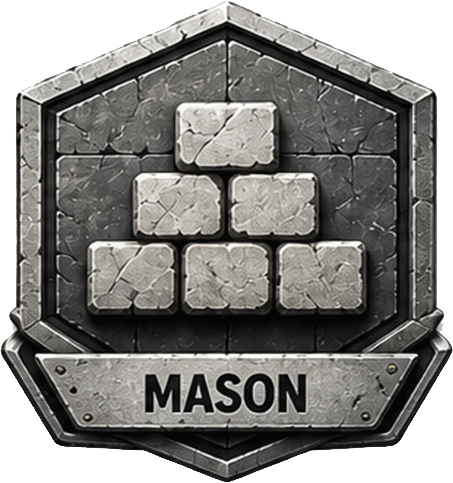 Mason badge